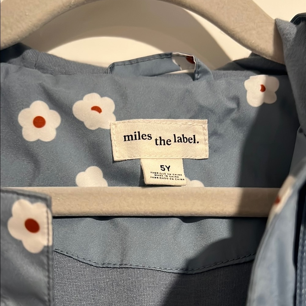 Miles the label - Floral Kids rain Jacket - Picture 2 of 5